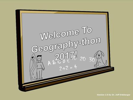 Welcome To Geography-thon 2017!.