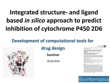 Development of computational tools for