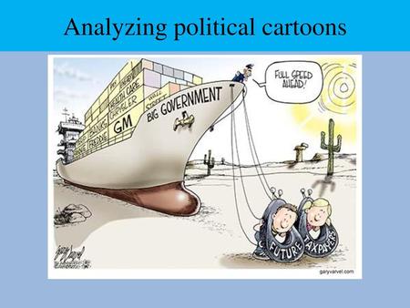 Analyzing political cartoons