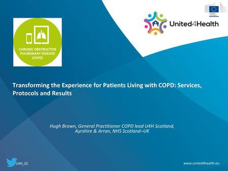 Hugh Brown, General Practitioner COPD lead U4H Scotland,