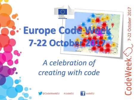 Europe Code Week 7-22 October 2017