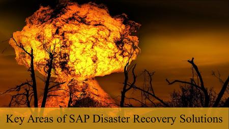 Key Areas of SAP Disaster Recovery Solutions. SAP (Systems, Application, Products) is one of the mission-critical applications for every organization.