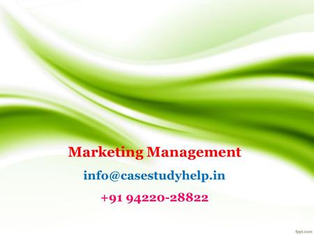 Marketing Management