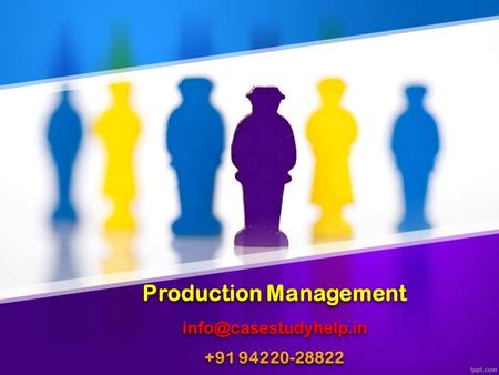 Production Management