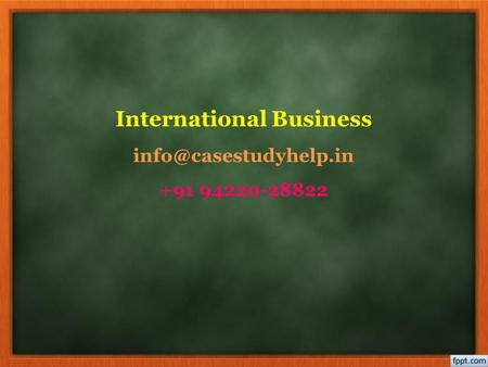 International Business