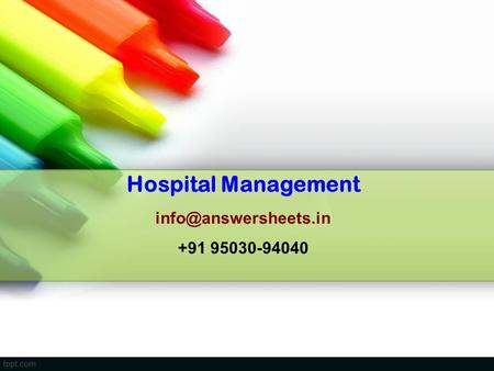 Hospital Management