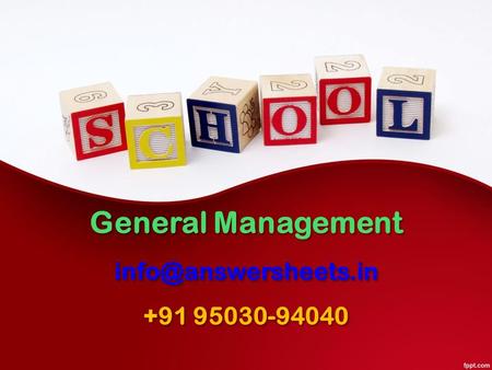 General Management