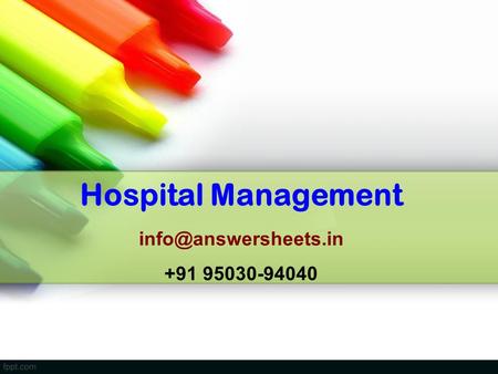 Hospital Management