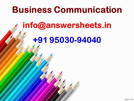 Business Communication