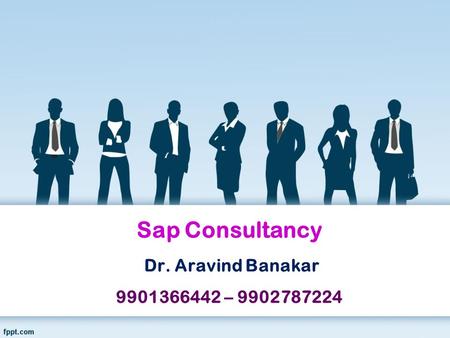 Sap Consultancy Dr. Aravind Banakar –