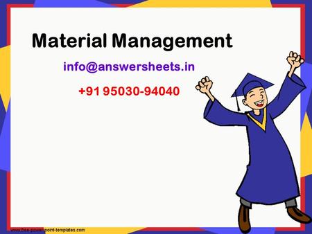 Material Management