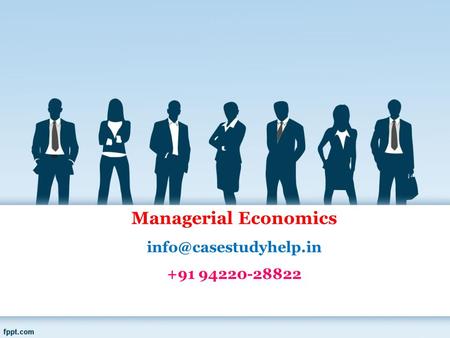 Managerial Economics