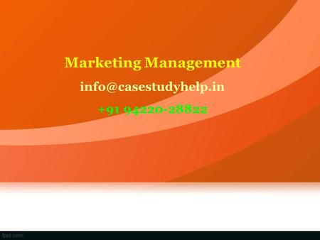 Marketing Management