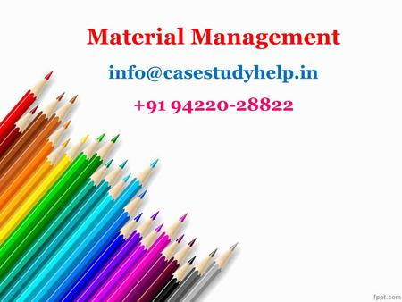 Material Management