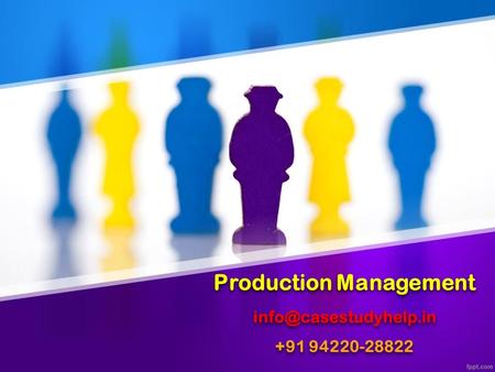 Production Management