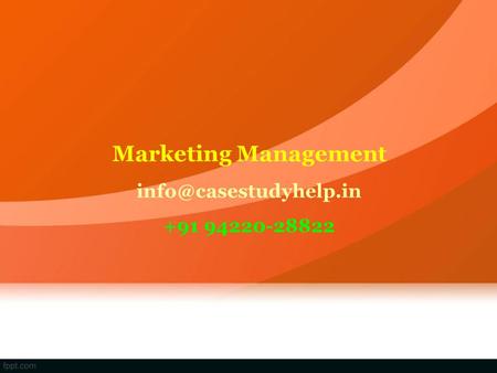 Marketing Management