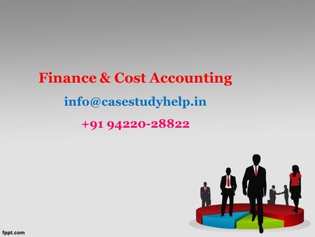 Finance & Cost Accounting