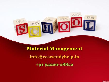 Material Management