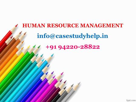 HUMAN RESOURCE MANAGEMENT