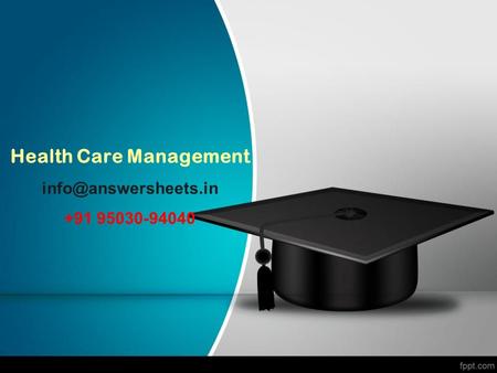 Health Care Management