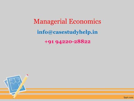 Managerial Economics