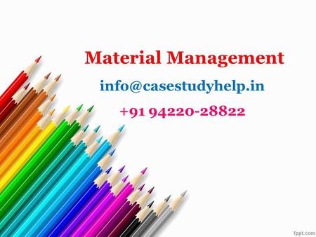 Material Management