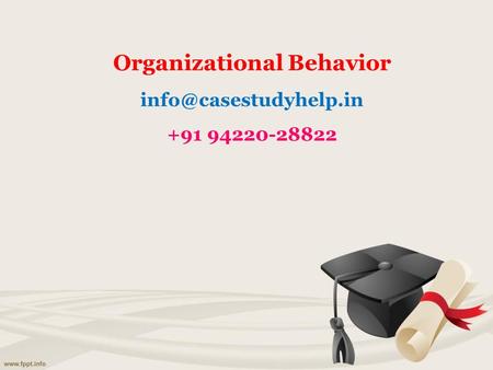 Organizational Behavior