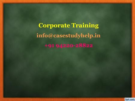 Corporate Training