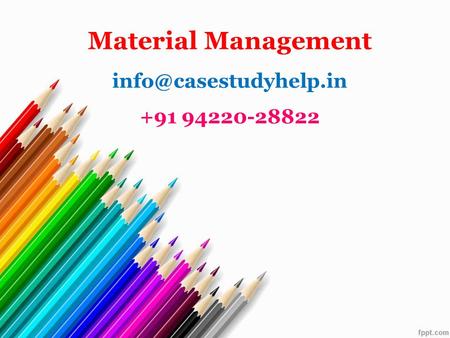 Material Management