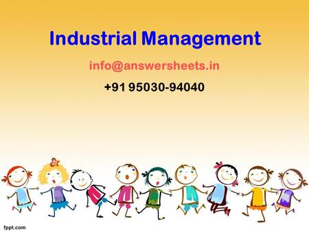 Industrial Management