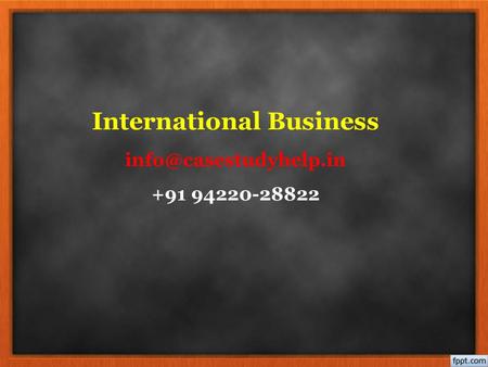 International Business