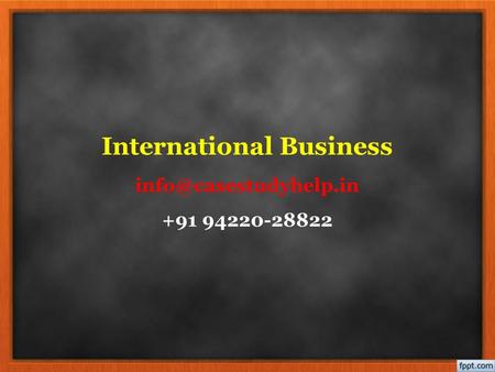 International Business