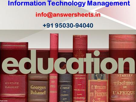 Information Technology Management