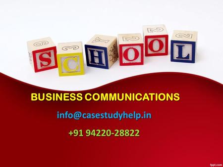 BUSINESS COMMUNICATIONS