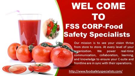 Food Safety Consulting Services