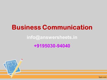 Business Communication