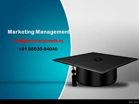 Marketing Management