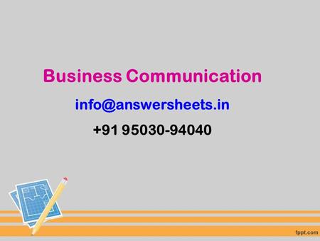 Business Communication