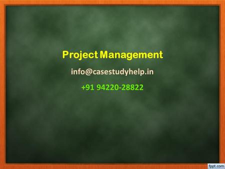 Project Management