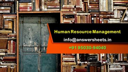 This presentation uses a free template provided by FPPT.com  Human Resource Management