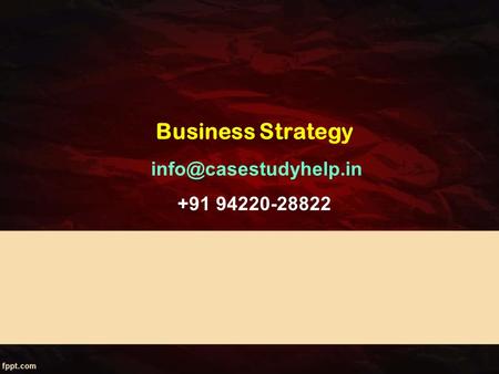 Business Strategy