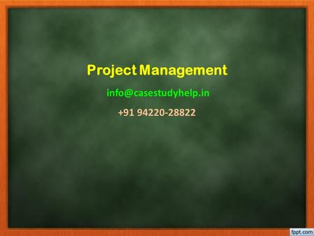 Project Management