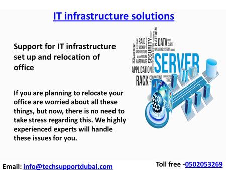 Get the Best  IT infrastructure solutions in Dubai'' Dial - 0502053269''