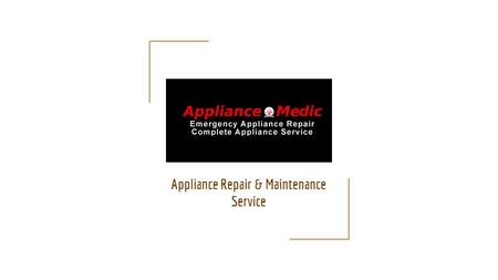 Appliance Repair & Maintenance Service. GE Appliance Service We offer: ● Team of professional, well-trained GE service technicians ● Competitive pricing.