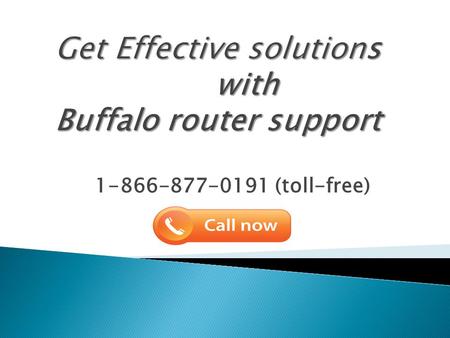 Buffalo router tech support