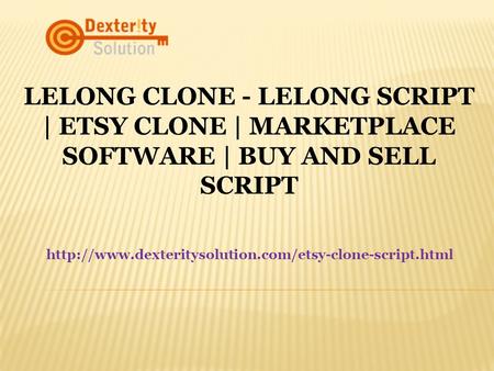 LELONG CLONE - LELONG SCRIPT | ETSY CLONE | MARKETPLACE SOFTWARE | BUY AND SELL SCRIPT