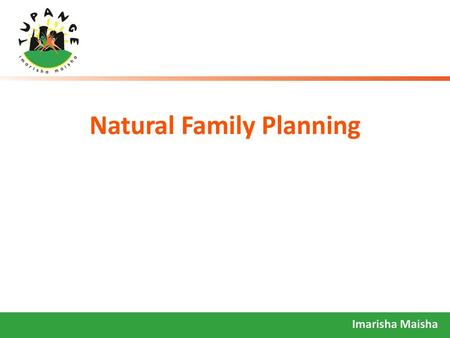 Natural Family Planning