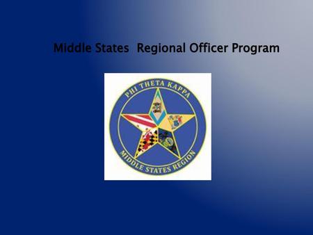 Middle States Regional Officer Program