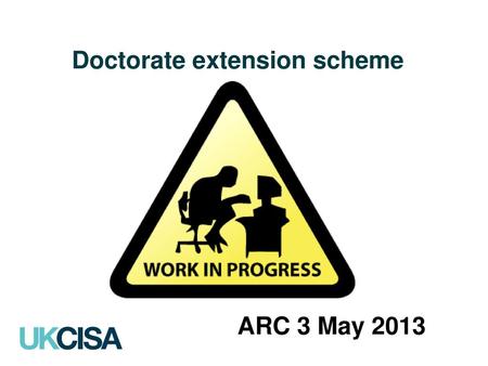 Doctorate extension scheme