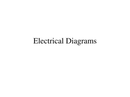 Electrical Diagrams.